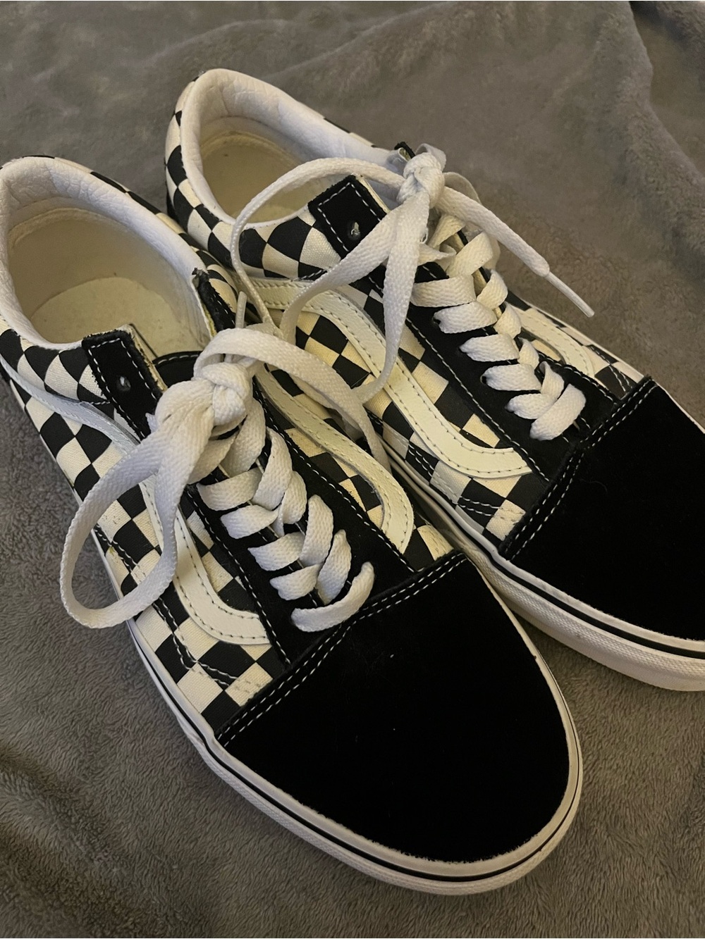 Vans Black & White Checkerboard Old Skool Sneakers